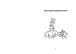 Deer Farming Handbook - Selection of Breeding Stock