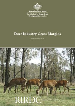 Deer Industry Gross Margins
