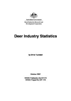 Deer Industry Statistics