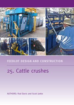Feedlot Design & Construction - Cattle Crushes