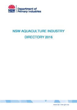 NSW Aquaculture Industry Directory 2016
