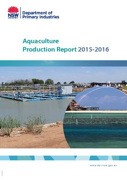 NSW Aquaculture Production Report 2015-2016