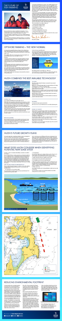 Huon Aquaculture: Future of Fish Farming