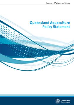 Qld Aquaculture Policy Statement