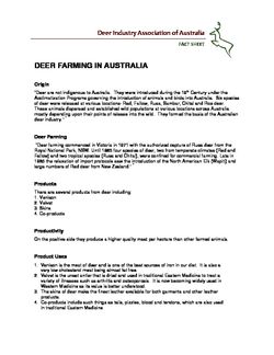 Deer Farming in Australia