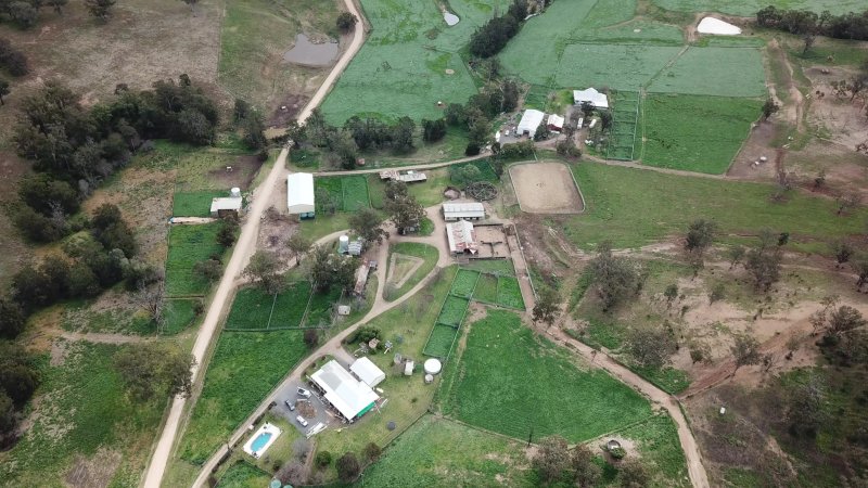 Drone flyover of Murrulla Stud