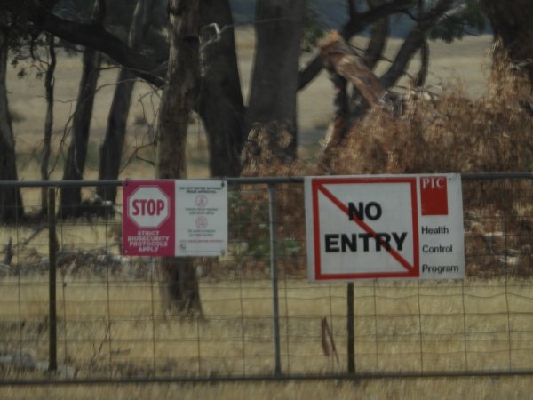 Gate signage