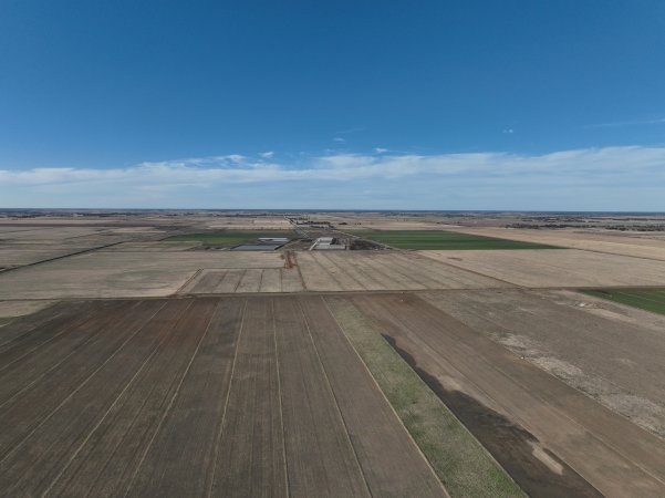 Drone flyover of piggery