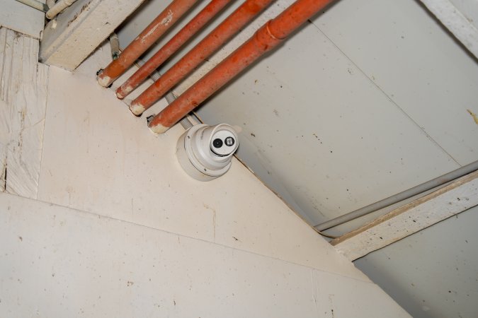 Security camera inside kill room