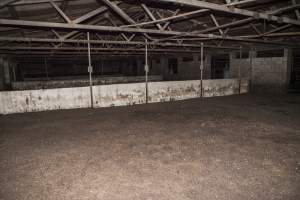 Empty grower shed - After closure of farm - Captured at Wally's Piggery, Jeir NSW Australia.