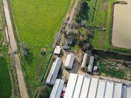 Drone flyover - Captured at Girgarre Piggery, Girgarre VIC Australia.