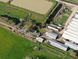 Drone flyover - Captured at Girgarre Piggery, Girgarre VIC Australia.