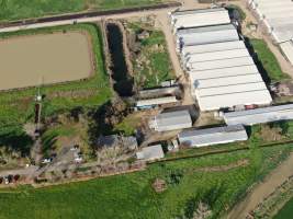 Drone flyover - Captured at Girgarre Piggery, Girgarre VIC Australia.