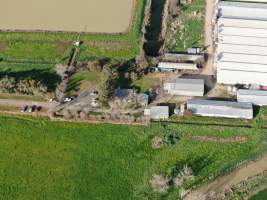 Drone flyover - Captured at Girgarre Piggery, Girgarre VIC Australia.