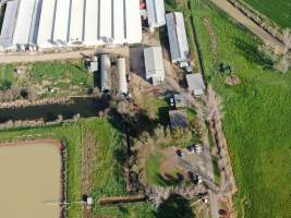 Drone flyover - Captured at Girgarre Piggery, Girgarre VIC Australia.