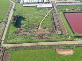 Drone flyover - Captured at Girgarre Piggery, Girgarre VIC Australia.