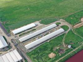 Drone flyover - Captured at Girgarre Piggery, Girgarre VIC Australia.