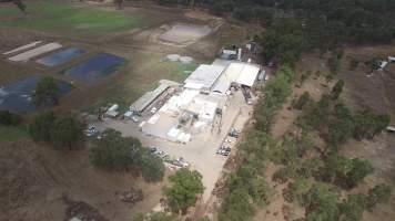 Drone flyover - Captured at Benalla Abattoir, Benalla VIC Australia.