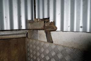 Rusted bolt gun in killroom - Captured at Highland Pet Food, Guyra NSW Australia.