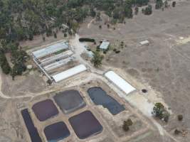 Aerial view - From drone - Captured at Nagambie Breeder, Bailieston VIC Australia.