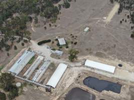 Aerial view - From drone - Captured at Nagambie Breeder, Bailieston VIC Australia.