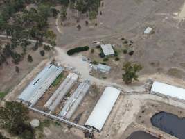 Aerial view - From drone - Captured at Nagambie Breeder, Bailieston VIC Australia.