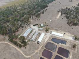 Aerial view - From drone - Captured at Nagambie Breeder, Bailieston VIC Australia.