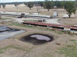 Aerial view - From drone - Captured at Reedy Lake Grower, Whroo VIC Australia.