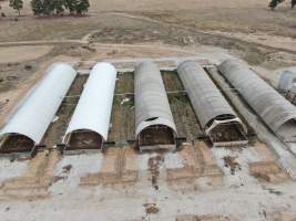 Aerial view - From drone - Captured at Reedy Lake Grower, Whroo VIC Australia.