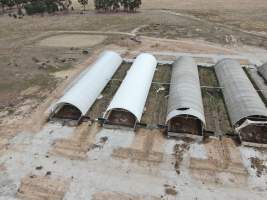 Aerial view - From drone - Captured at Reedy Lake Grower, Whroo VIC Australia.