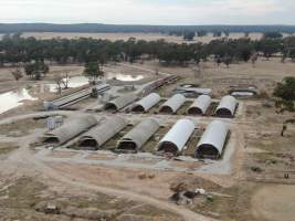 Aerial view - From drone - Captured at Reedy Lake Grower, Whroo VIC Australia.