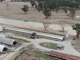 Aerial view - From drone - Captured at Reedy Lake Grower, Whroo VIC Australia.