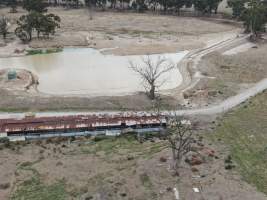 Aerial view - From drone - Captured at Reedy Lake Grower, Whroo VIC Australia.