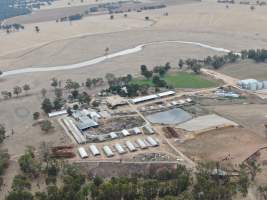 Aerial view - From drone - Captured at Dc & S Miles Pty Ltd, Kotupna VIC Australia.