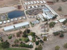 Aerial view - From drone - Captured at Dc & S Miles Pty Ltd, Kotupna VIC Australia.