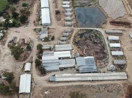 Aerial view - From drone - Captured at Dc & S Miles Pty Ltd, Kotupna VIC Australia.