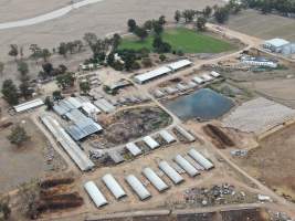 Aerial view - From drone - Captured at Dc & S Miles Pty Ltd, Kotupna VIC Australia.