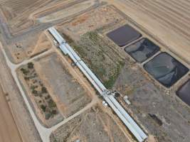 Aerial view - From drone - Captured at Unknown piggery, Patho VIC Australia.