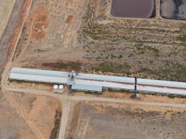 Aerial view - From drone - Captured at Unknown piggery, Patho VIC Australia.