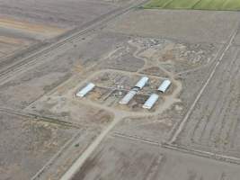 Aerial view - From drone - Captured at EcoPiggery, Leitchville VIC Australia.