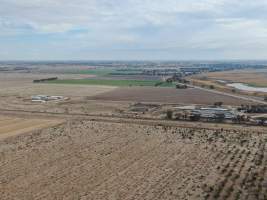 Aerial view - From drone - Captured at EcoPiggery, Leitchville VIC Australia.