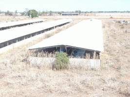 Aerial view - From drone - Captured at Unknown piggery, Macorna VIC Australia.