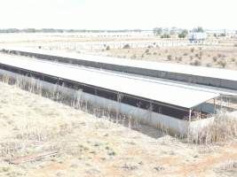 Aerial view - From drone - Captured at Unknown piggery, Macorna VIC Australia.