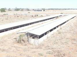 Aerial view - From drone - Captured at Unknown piggery, Macorna VIC Australia.