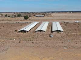 Aerial view - From drone - Captured at Unknown piggery, Macorna VIC Australia.