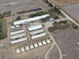 Aerial view - From drone - Captured at Calivil Breeder, Calivil VIC Australia.