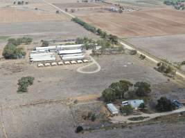 Aerial view - From drone - Captured at Calivil Breeder, Calivil VIC Australia.