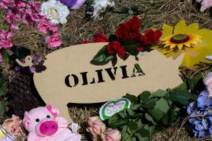 Memorial outside of Midland Bacon - Photos taken outside Midland Bacon, where activists were asking for the release of Olivia, a mother sow who was sexually assaulted while confined in a farrowing crate. - Captured at Midland Bacon, Carag Carag VIC Australia.