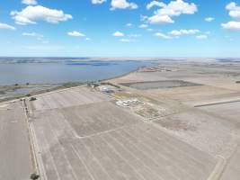 Drone photo of Eco Piggery - Captured at EcoPiggery, Leitchville VIC Australia.