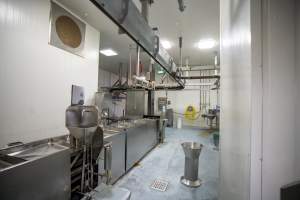 Overview of Slaughterhouse Kill Room and Processing - Captured at MD Foods Australia, Echuca VIC Australia.